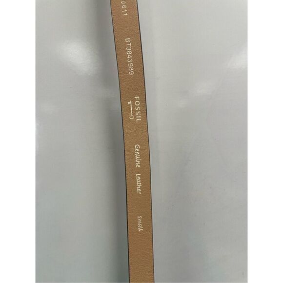 Fossil Leopard Print Leather Belt - Picture 5 of 5